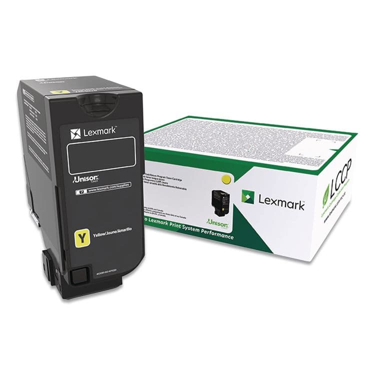 LEXMARK INT'L, . 74C00YG Return Program Toner, 3,000 Page-Yield, Yellow (LEX74C00YG)