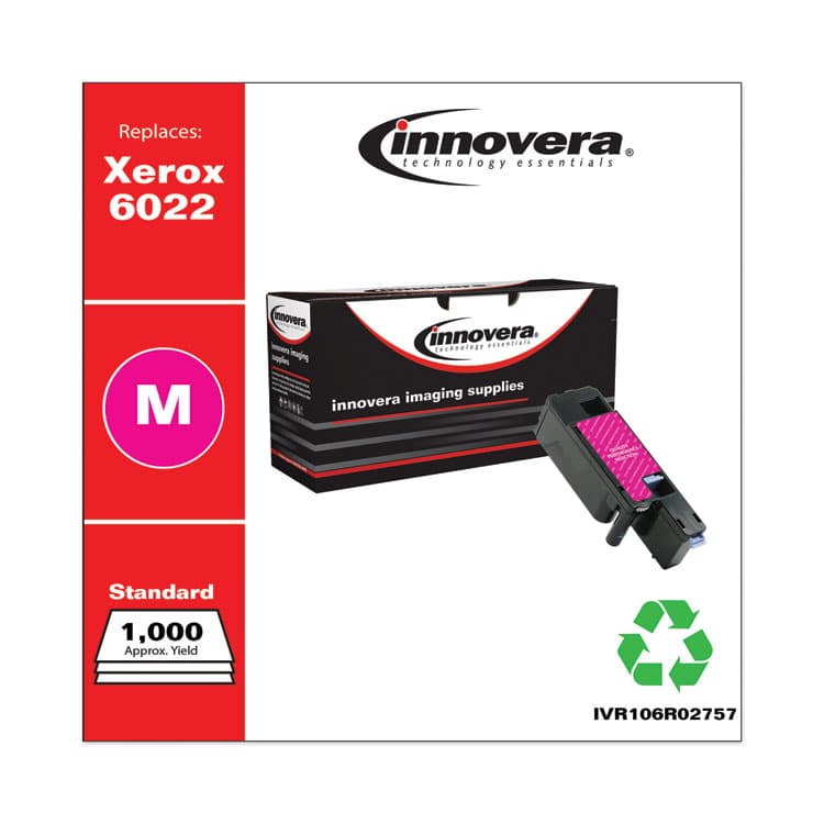 INNOVERA Remanufactured Magenta Toner, Replacement for 106R02757, 1,000 Page-Yield (IVR106R02757) thumbnail 2