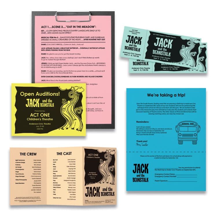 NEENAH PAPER Color Paper, 24 lb Bond Weight, 8.5 x 11, Assorted Colors, 500/Ream (WAU91714) thumbnail 4