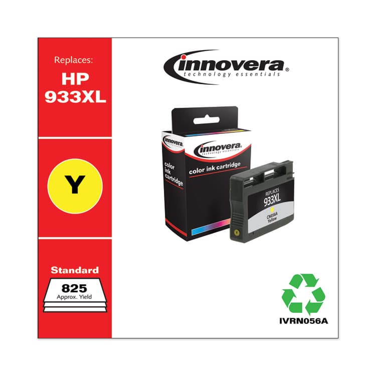 INNOVERA Remanufactured Yellow High-Yield Ink, Replacement for 933XL (CN056A), 825 Page-Yield (IVRN056A) thumbnail 2