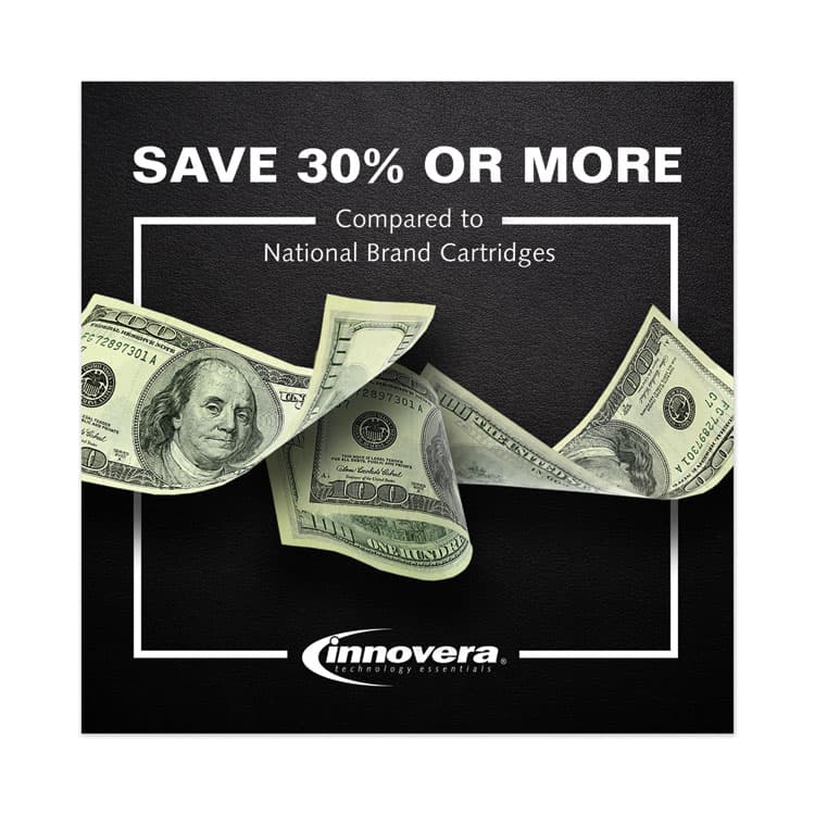 INNOVERA Remanufactured Black High-Yield Ink, Replacement for LC75BK, 600 Page-Yield (IVRLC75BK) thumbnail 3