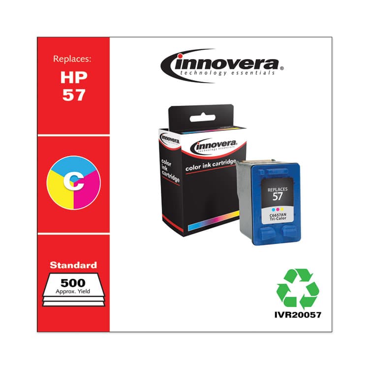 INNOVERA Remanufactured Tri-Color Ink, Replacement for 57 (C6657AN), 400 Page-Yield (IVR20057) thumbnail 2