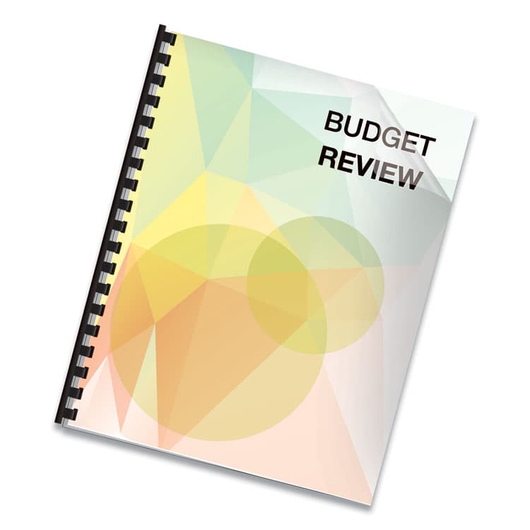 FELLOWES MFG. CO. Futura Presentation Covers for Binding Systems, Plastic, Square Corners, 11 x 8.5, Matte Frost, 25/Pack (FEL5224301) thumbnail 2