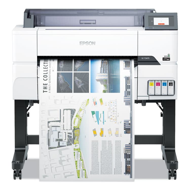 EPSON AMERICA, . SureColor T3475 24" Wireless Wide Format Inkjet Printer (EPSSCT3475SR)