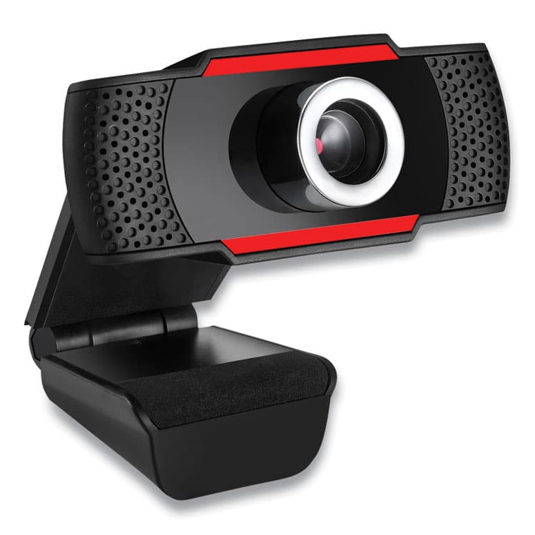 ADESSO CyberTrack H3 720P HD USB Webcam with Microphone, 1280 pixels x 720 pixels, 1.3 Mpixels, Black (ADECYBERTRACKH3) thumbnail 2