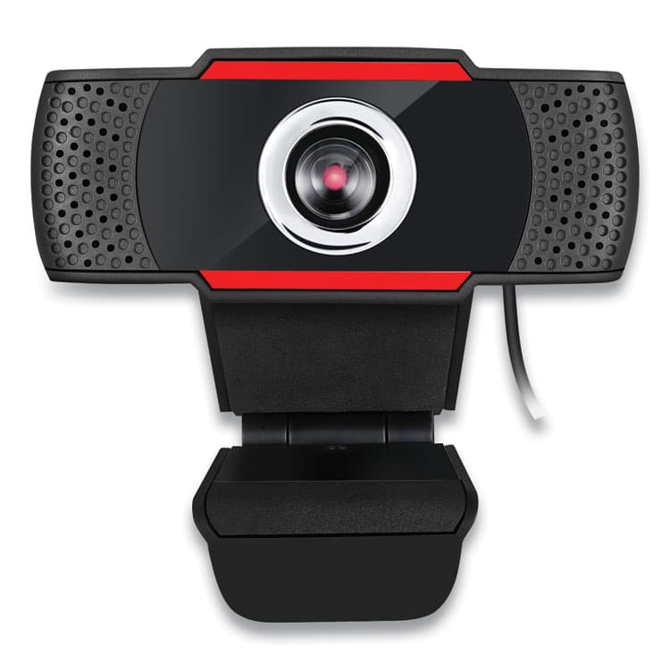 ADESSO CyberTrack H3 720P HD USB Webcam with Microphone, 1280 pixels x 720 pixels, 1.3 Mpixels, Black (ADECYBERTRACKH3)