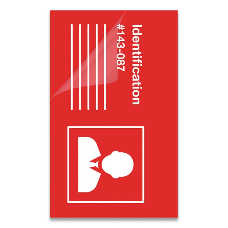 FELLOWES MFG. CO. Laminating Pouches, 5 mil., 3.88" x 2.63", Gloss Clear, 25/Pack (FEL52007) thumbnail 2