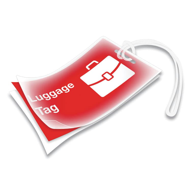 FELLOWES MFG. CO. Laminating Pouches, 5 mil, 4.25" x 2.5", Gloss Clear, 50/Pack (FEL52034) thumbnail 3