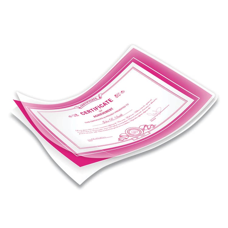 FELLOWES MFG. CO. Laminating Pouches, 10 mil, 9" x 11.5", Gloss Clear, 50/Pack (FEL52042) thumbnail 3