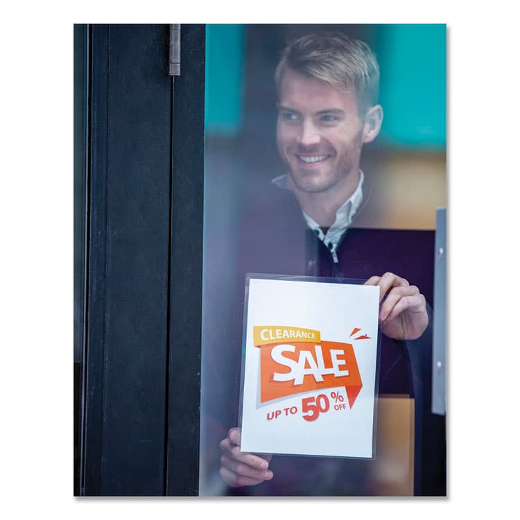 FELLOWES MFG. CO. Self-Adhesive Laminating Pouches, 5 mil, 9" x 11.5", Gloss Clear, 5/Pack (FEL52205) thumbnail 4