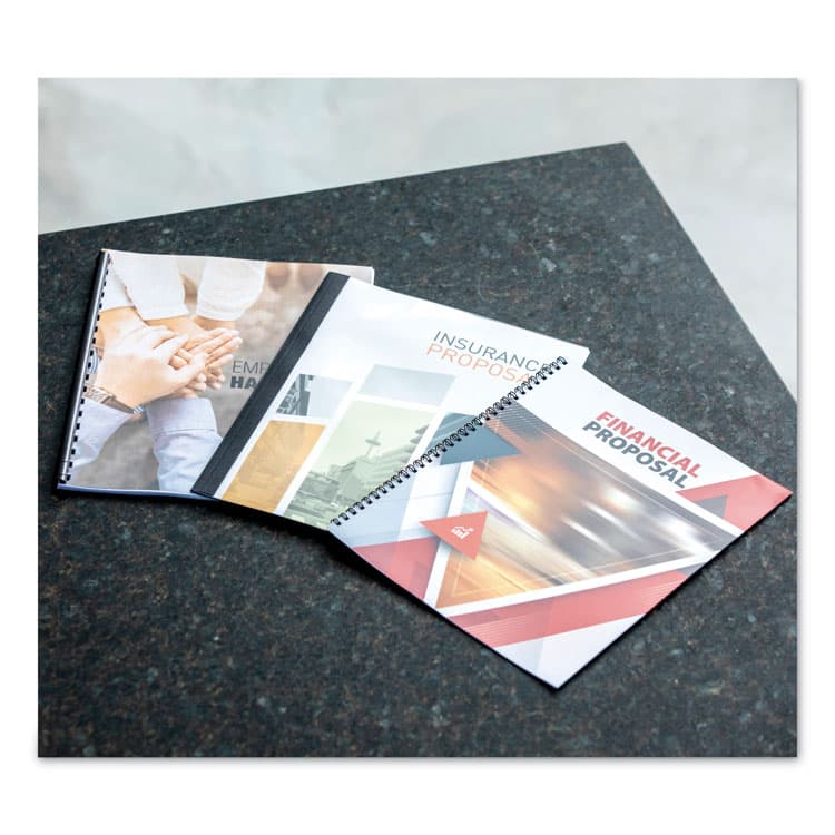 FELLOWES MFG. CO. Wire Bindings for 11 x 8.5 Documents, 32 Rings, 0.31" (50-Sheet) Capacity, Black, 25/Pack (FEL5255201) thumbnail 2