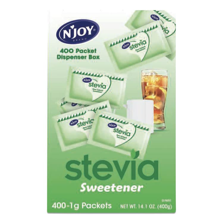 SUGAR FOODS CORPORATION Stevia Artificial Sweetener, 0.04 oz Packet, 400/Box (NJO83221) thumbnail 4
