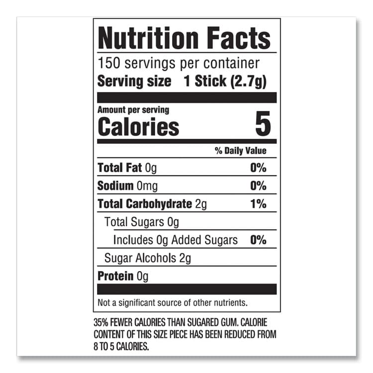 THE WRIGLEY COMPANY 5 Gum, Peppermint Cobalt, 15 Sticks/Pack, 10 Packs/Box (WRIWMW51220) thumbnail 4