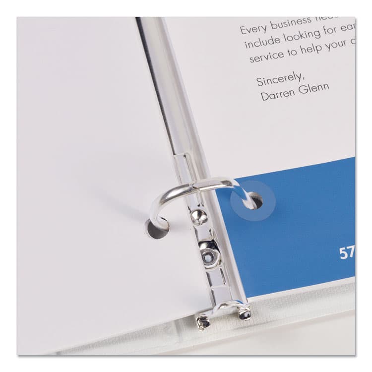 AVERY PRODUCTS CORPORATION Dispenser Pack Hole Reinforcements, 0.25" Dia, Clear, 1,000/Pack, (5722) (AVE05722) thumbnail 4