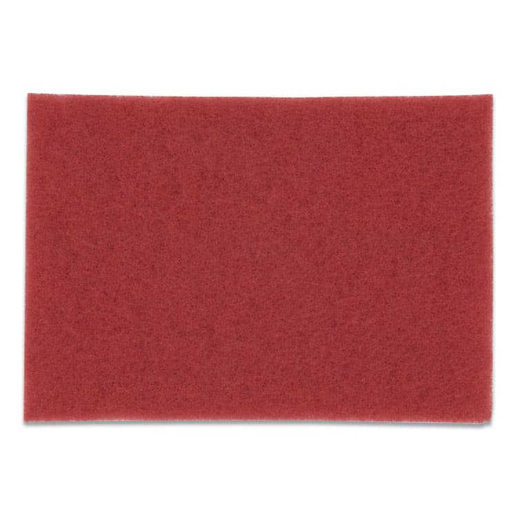 3M/COMMERCIAL TAPE DIV. Low-Speed Buffer Floor Pads 5100, 20 x 14, Red, 10/Carton (MMM59258)