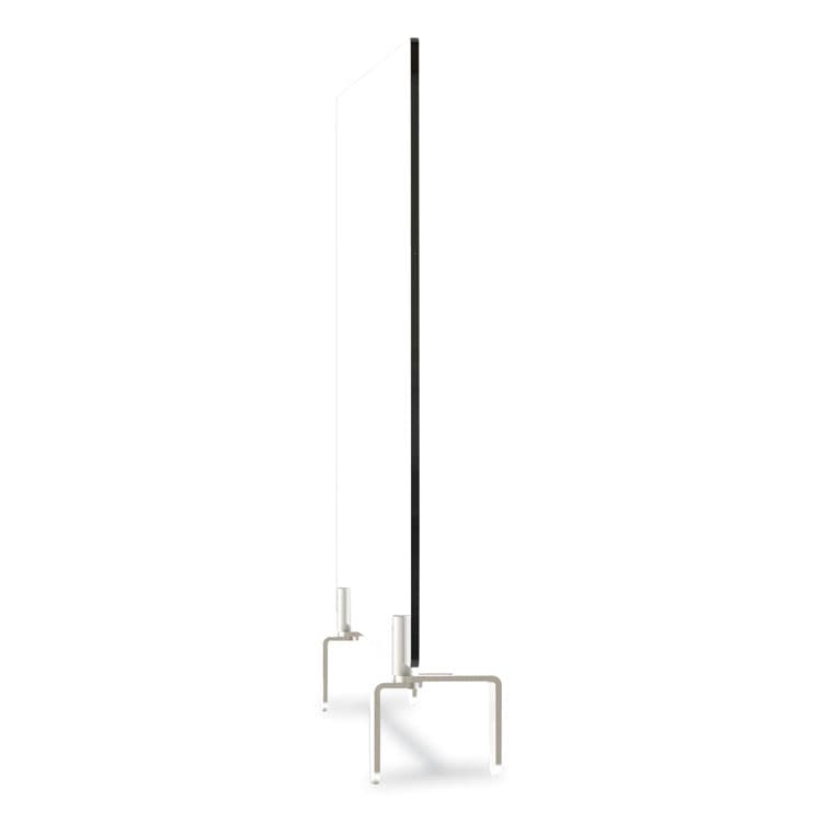 GHENT MANUFACTURING, Clear Partition Extender with Attached Clamp, 29 x 3.88 x 24, Thermoplastic Sheeting (GHEPEC2429A) thumbnail 3