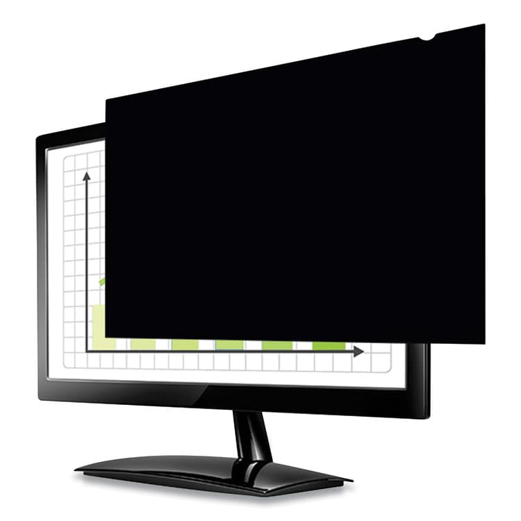 FELLOWES MFG. CO. PrivaScreen Blackout Privacy Filter for 24" Widescreen Flat Panel Monitor, 16:10 Aspect Ratio (FEL4801601)