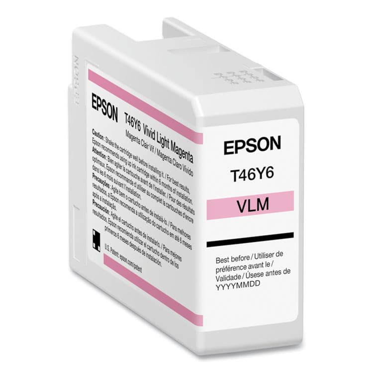 EPSON AMERICA, . T46Y600 (T46Y) UltraChrome PRO10 Ink, 50 mL, Light Magenta (EPST46Y600)
