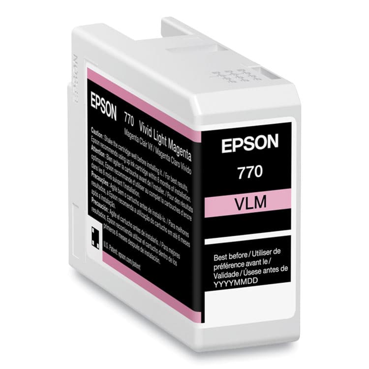 EPSON AMERICA, . T770620 (T770) UltraChrome PRO10 Ink, 25 mL, Light Magenta (EPST770620)