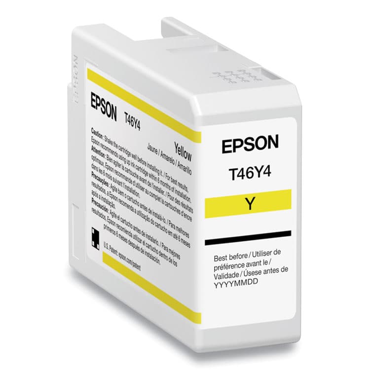 EPSON AMERICA, . T46Y400 (T46Y) UltraChrome PRO10 Ink, 50 mL, Yellow (EPST46Y400)