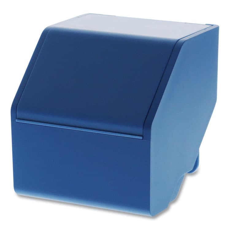 STANLEY BOSTITCH Konnect Desktop Organizer Short Storage Bin, 3.4" x 3.5" x 3.5", Blue (BOSKTCUPBLUE)