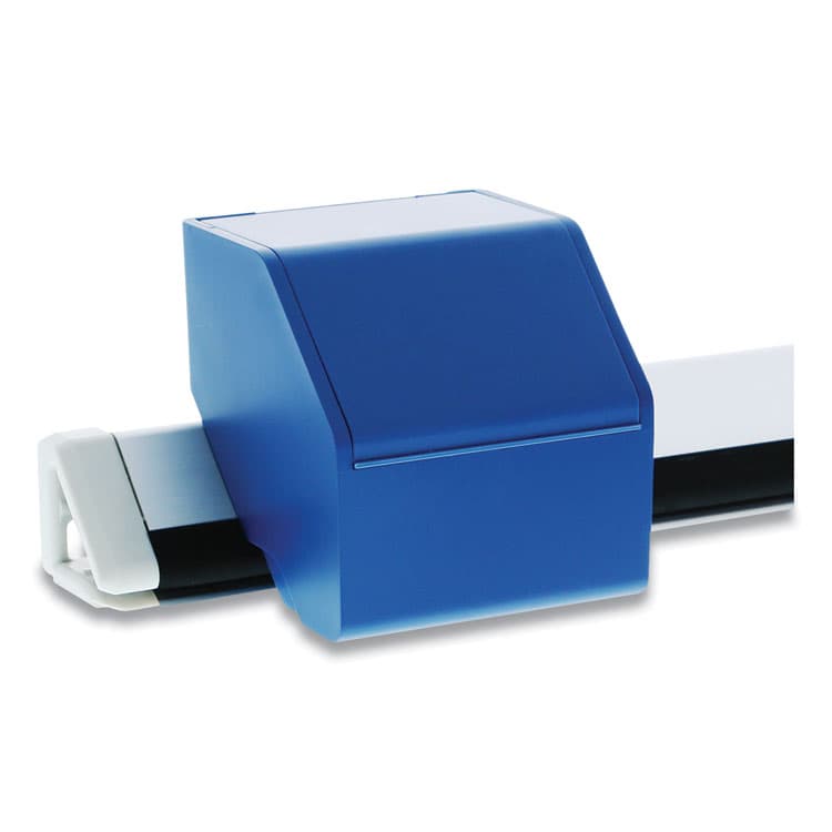 STANLEY BOSTITCH Konnect Desktop Organizer Short Storage Bin, 3.4" x 3.5" x 3.5", Blue (BOSKTCUPBLUE) thumbnail 4