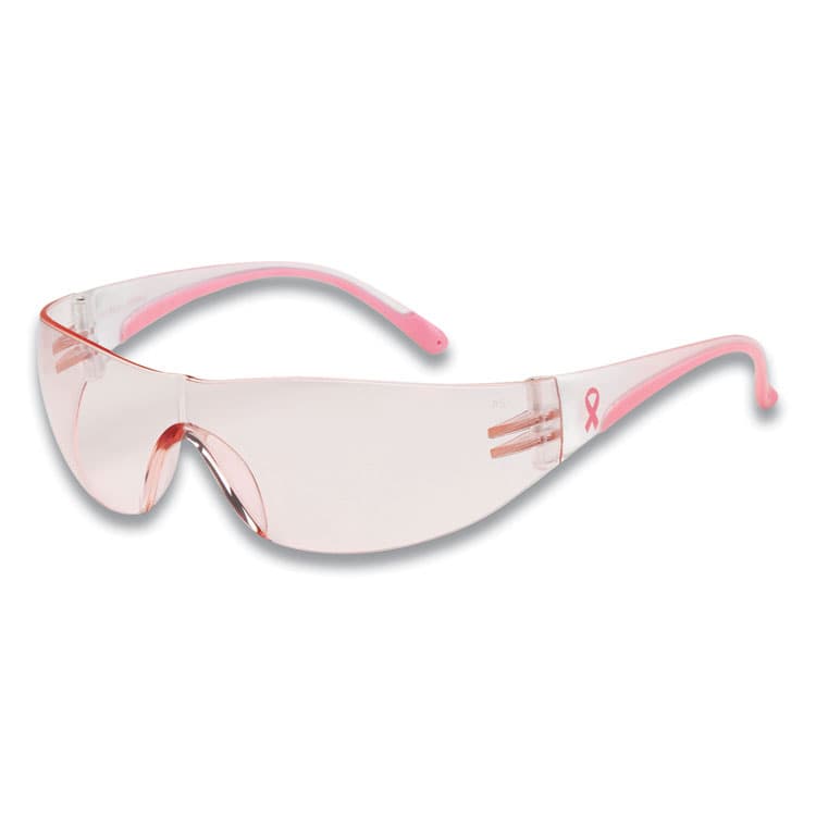 PROTECTIVE INDUSTRIAL PRODUCTS Eva Optical Safety Glasses, Frameless, Pink Single Lens (BOU250100904)
