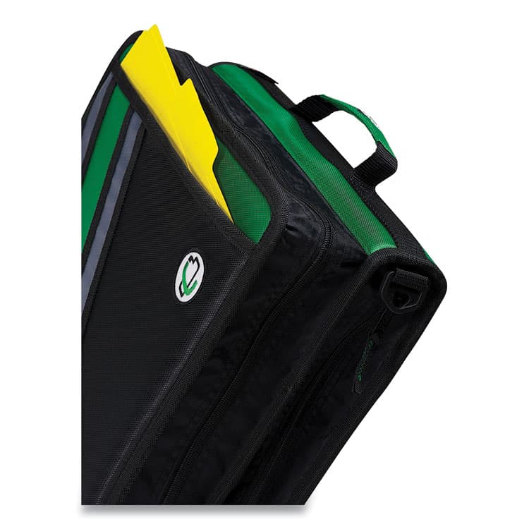 CASE IT Z-System 2-in-1 Zipper Binder, 3 Rings (x2), 1.5" Capacity (x2), 11 x 8.5, Black/Gray Accents (CAEZ176BLK) thumbnail 4