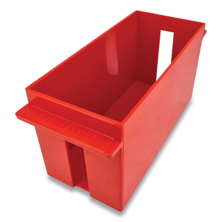 CONTROLTEK Extra-Capacity Coin Tray, Accommodates $25 in Pennies, 10.5" x 4.75" x 5", Red (CNK560162)
