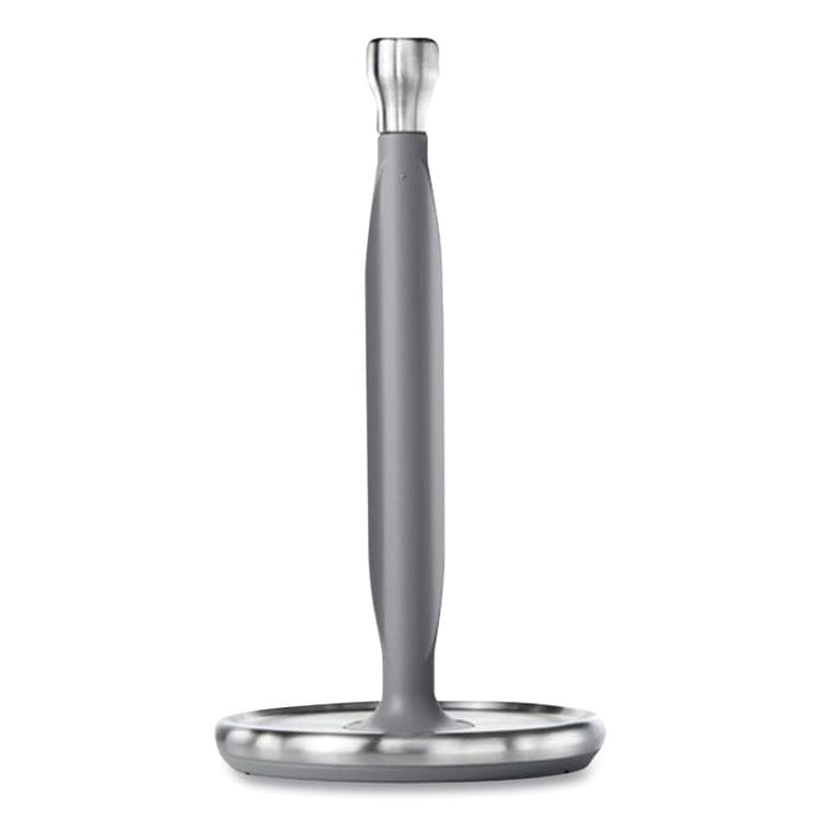 OXO Good Grips Steady Paper Towel Holder, Stainless Steel, 8.1 x 7.8 x 14.5, Gray/Silver (OXO13245000)