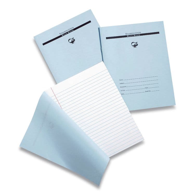 PACON CORPORATION Examination Bluebook, Wide/Legal Rule, Blue Cover, (10) 8.5 x 7 Sheets (PACBB788) thumbnail 2