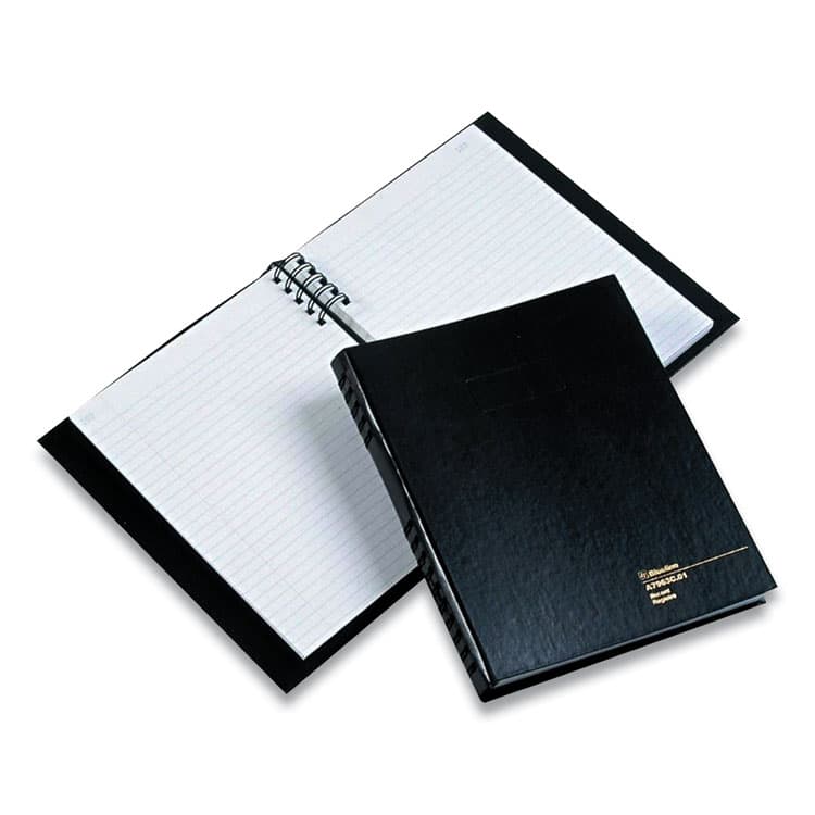 REDIFORM OFFICE PRODUCTS AccountPro Records Register Book, Black Cover, 9.5 x 6 Sheets, 300 Sheets/Book (REDA7963C01) thumbnail 3