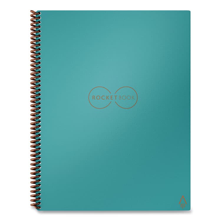 ROCKETBOOK Core Smart Notebook, Dotted Rule (4 sq/in), Neptune Teal Cover, (16) 11 x 8.5 Sheets (RKBEVRLRCCE) thumbnail 2