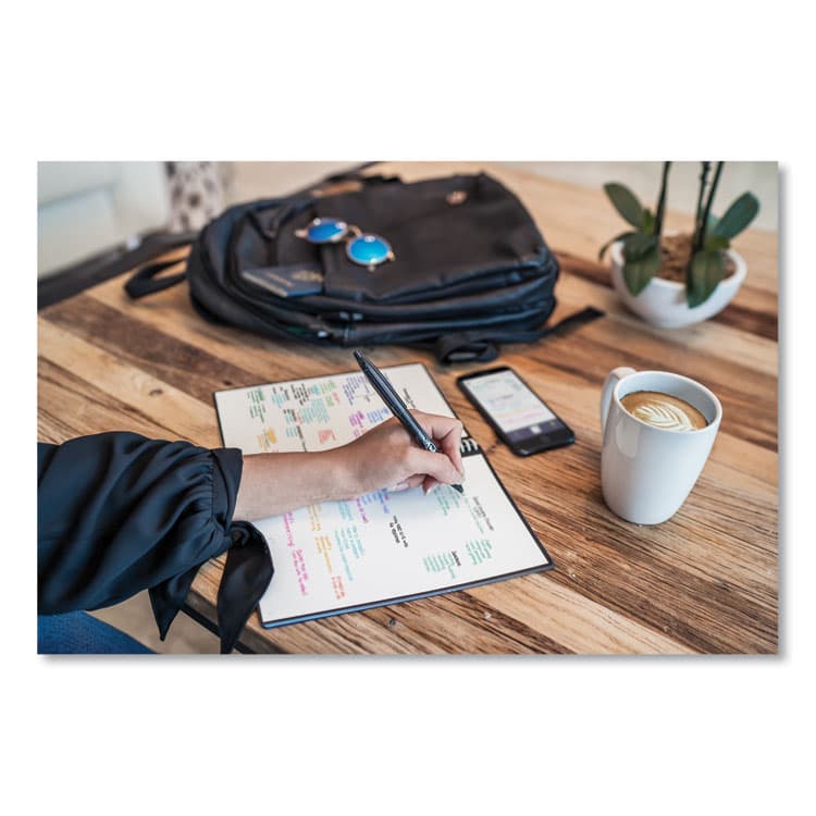 ROCKETBOOK Core Smart Notebook, Dotted Rule (4 sq/in), Midnight Blue Cover, (16) 11 x 8.5 Sheets (RKBEVRLRCDF) thumbnail 4