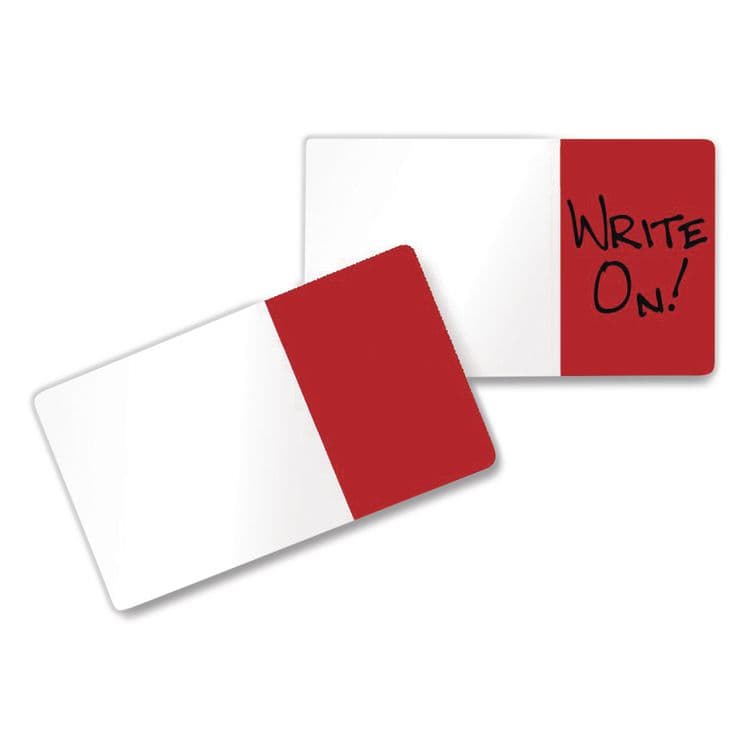 REDI-TAG CORPORATION Easy-To-Read Self-Stick Index Tabs, 0.43" Wide, Red, 50/Pack (RTG76801) thumbnail 2