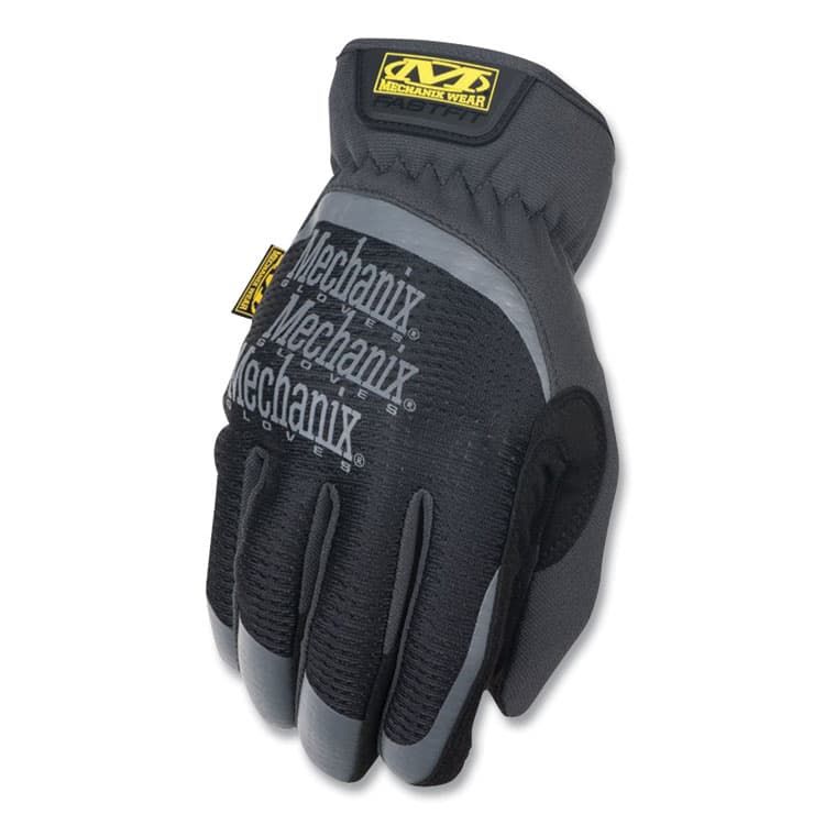 MECHANIX WEAR FastFit Work Gloves, Large, Black/Gray, Pair (RTSMFF05010)