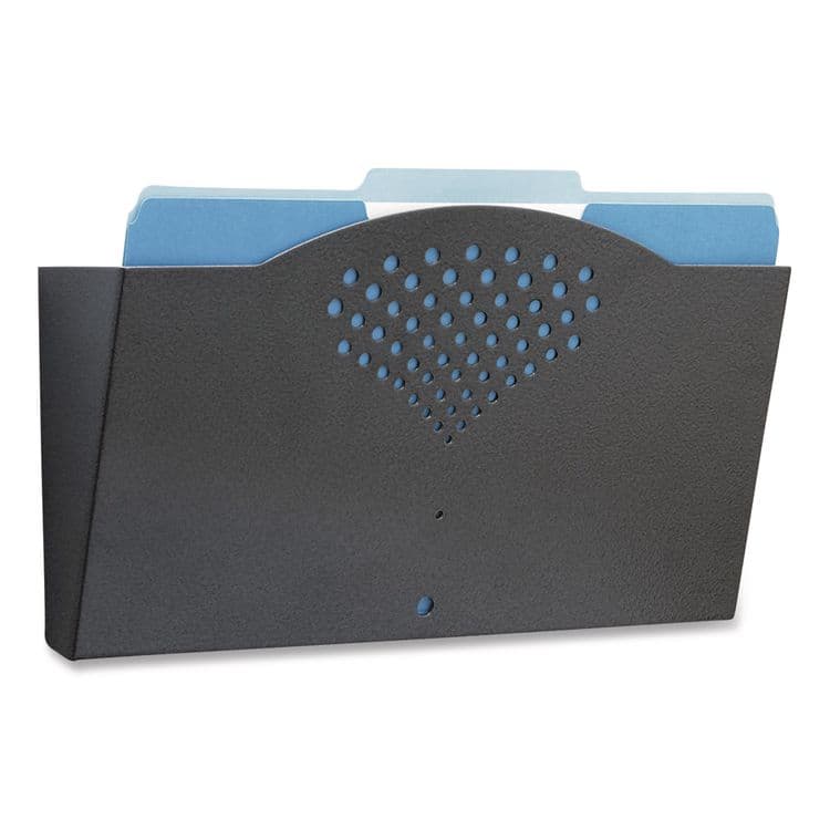 SAFCO PRODUCTS Steel Wall Pocket, Legal Size, 15" x 3" x 9", Black (SAF3171BL) thumbnail 3