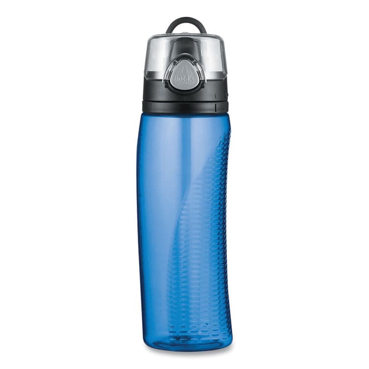 THERMOS LLC Intak by Thermos Hydration Bottle with Meter, 24 oz, Plastic, Blue (THZHP4100TLTRI6)