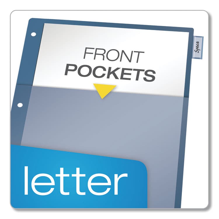 CARDINAL BRANDS . Poly 1-Pocket Index Dividers, 8-Tab, 11 x 8.5, Assorted (CRD84017) thumbnail 2