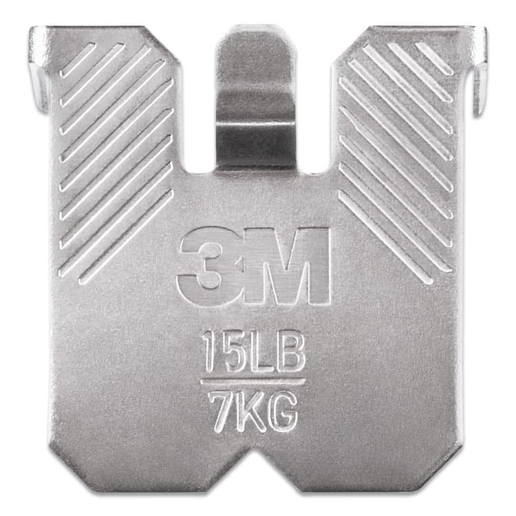 3M/COMMERCIAL TAPE DIV. Claw Drywall Picture Hanger, Stainless Steel, 15 lb Capacity, 5 Hooks and 5 Spot Markers (MMM3PH15M5ES) thumbnail 3