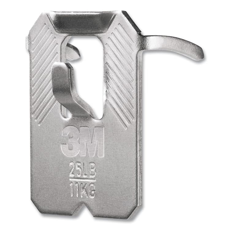 3M/COMMERCIAL TAPE DIV. Claw Drywall Picture Hanger, Stainless Steel, 25 lb Capacity, 4 Hooks and 4 Spot Markers, (MMM3PH25M4ES) thumbnail 4
