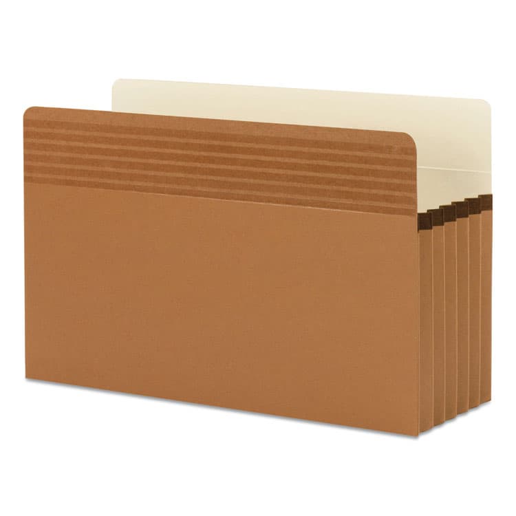 SMEAD MANUFACTURING CO. Easy Grip Pockets, 5.25" Expansion, Legal Size, Redrope, 10/Box (SMD73211) thumbnail 2