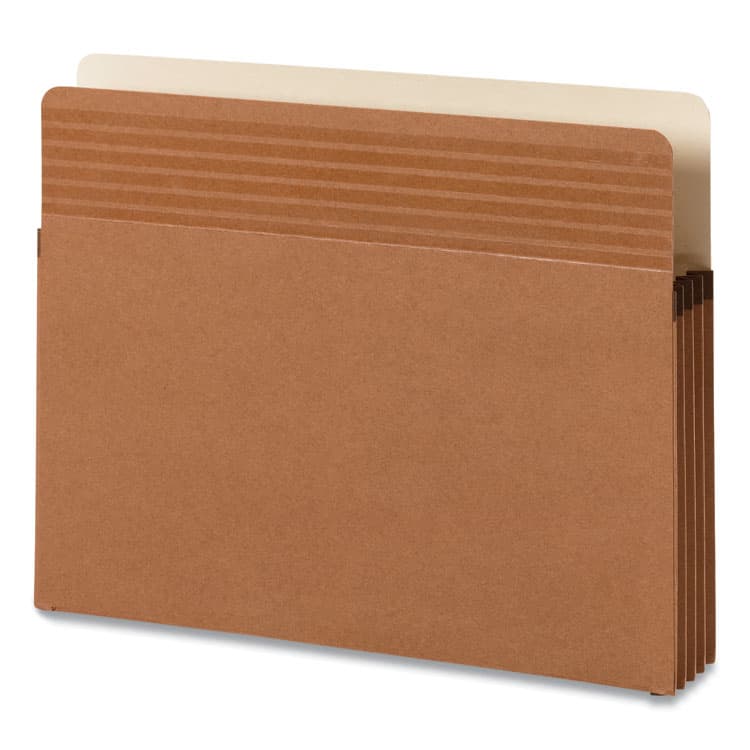 SMEAD MANUFACTURING CO. Easy Grip Pockets, 3.5" Expansion, Letter Size, Redrope, 25/Box (SMD73208) thumbnail 3