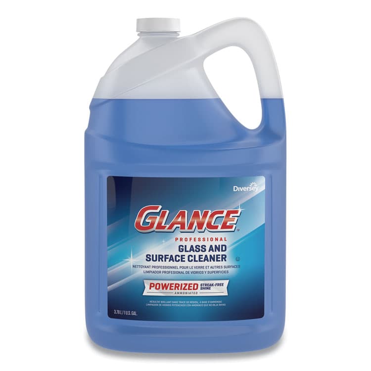 DIVERSEY Glance Powerized Glass and Surface Cleaner, Liquid, 1 gal, 2/Carton (DVOCBD540311) thumbnail 2