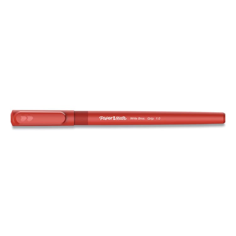 SANFORD Write Bros. Grip Ballpoint Pen, Stick, Medium 1 mm, Red Ink, Red Barrel, Dozen (PAP2124505) thumbnail 3