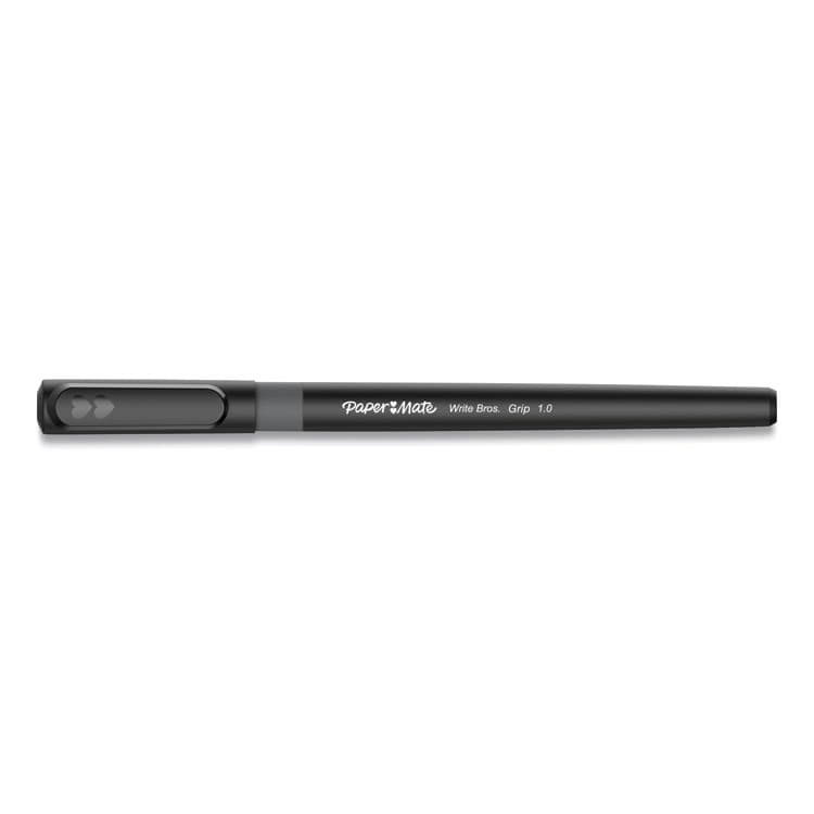 SANFORD Write Bros. Grip Ballpoint Pen, Stick, Medium 1 mm, Black Ink, Black Barrel, Dozen (PAP2124509) thumbnail 3