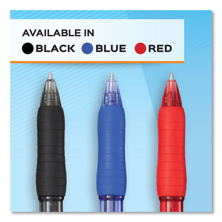 SANFORD Profile Gel Pen, Retractable, Medium 0.7 mm, Blue Ink, Translucent Blue Barrel, 36/Pack (PAP2095449) thumbnail 4