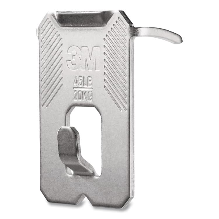 3M/COMMERCIAL TAPE DIV. Claw Drywall Picture Hanger, Stainless Steel, 45 lb Capacity, 3 Hooks and 3 Spot Markers (MMM3PH45M3ES) thumbnail 3