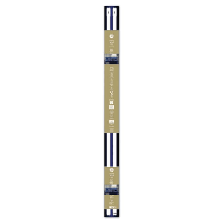 GENERAL ELECTRIC CO. 48" 18" T8/T12, LED15ET8/GU8352PK, 15 W, Bright White, 6/Carton (GEL37167)