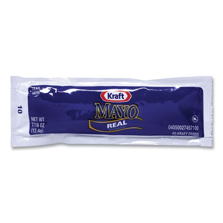KRAFT FOODS, Mayo Real Mayonnaise, 0.44 oz Packet, 200/Box (GRR22001118)